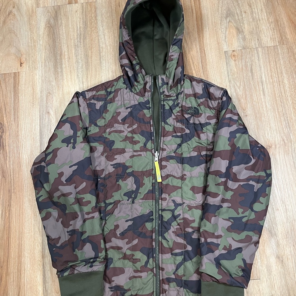 North face Reversible Camouflage Hooded Jacket